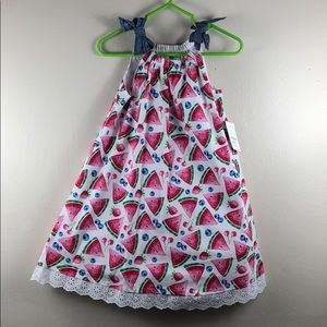 NWT 3T Watermelon Fruit Dress.
